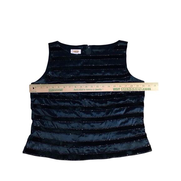 Talbots Sleeveless Top Blouse Shirt - Size 16 - Green - Picture 6 of 8